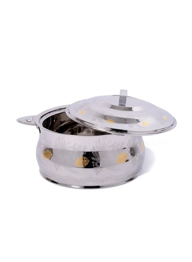 بيلو وعاء فولاذي مطلي بالذهب الهندي سعة 7500 مل - Image 2